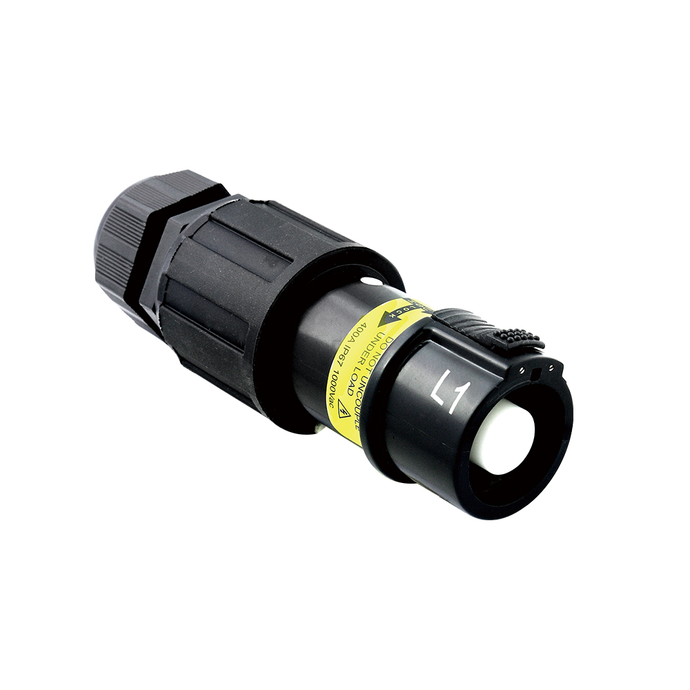 PFLS-1BK-S120M40A - PowerFit 400 A Line Source, L1 (Phase A) Black (NEC - North American)
