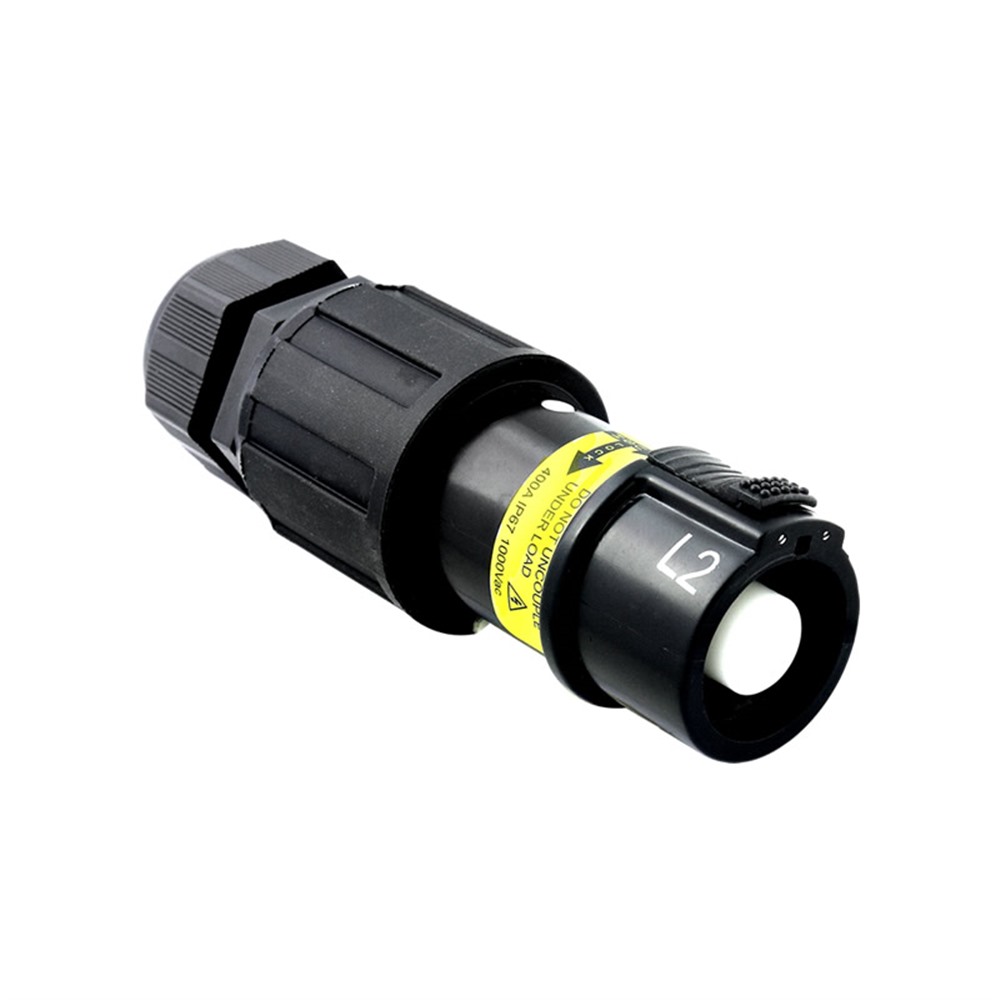 PFLS-2BK-S120M40A - PowerFit 400 A Line Source, L2 (Phase B) Black (IEC - European)