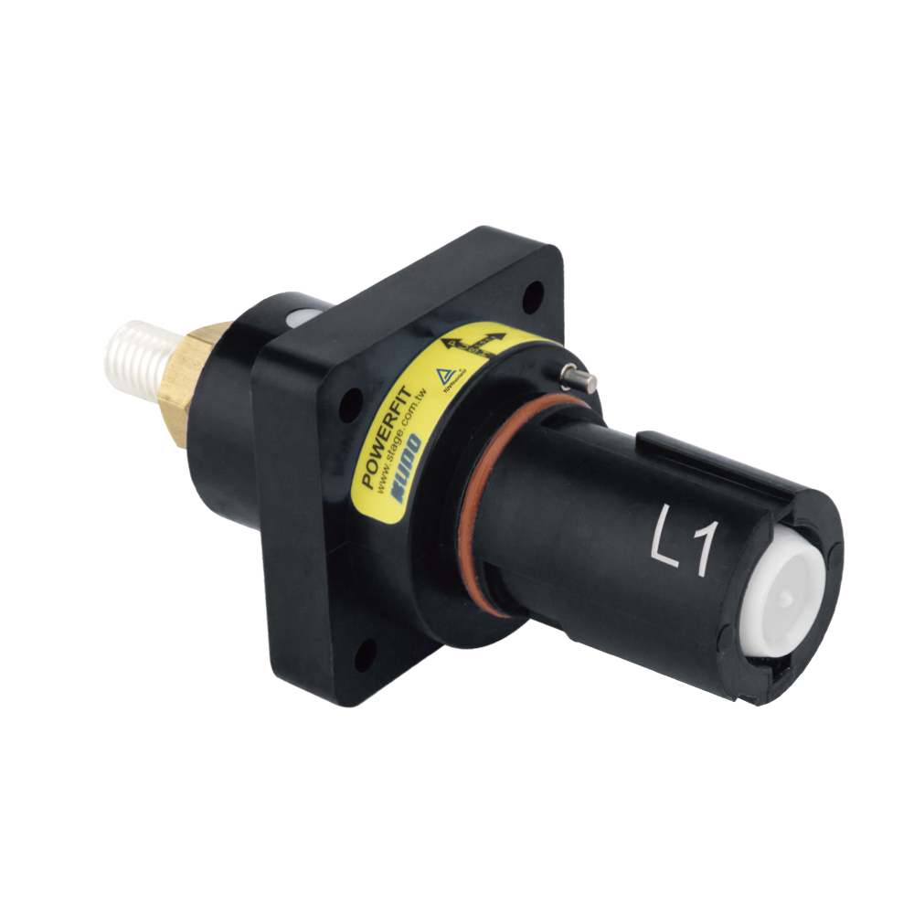 PFPD-1BK - PowerFit 400 A Panel Drain, L1 (Phase A) Black (NEC - North American)
