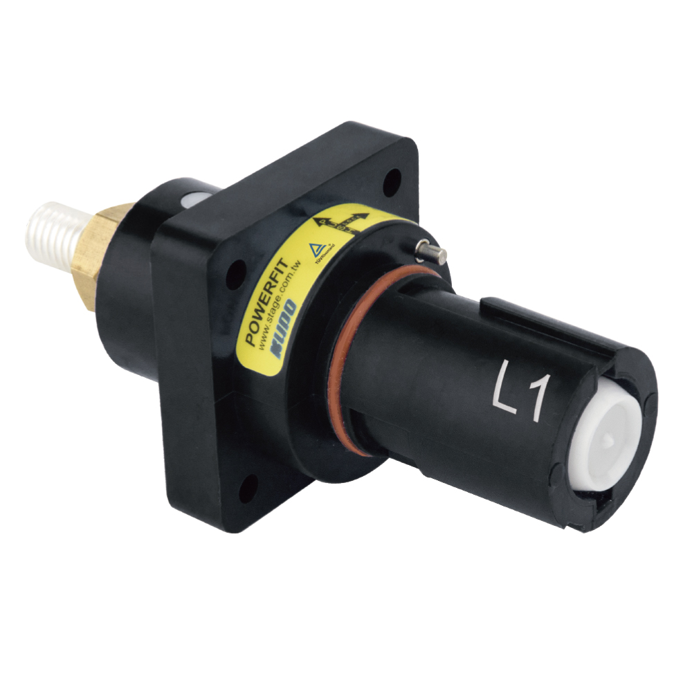 PFPD-1BK-T7 - PowerFit 750 A Panel Drain, L1 (Phase A) (NEC - North American) Black